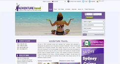 Desktop Screenshot of adventuretravel.com.au